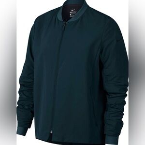 NWT Women’s Nike Shield Bomber Full Zip Golf Jacket Medium Green 930153-372